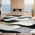 thumbnail image 2 of Design&I 6'x9' Washable Area Rug Oversized Skid-Resistant Floorcarpet Abstract Veining Contemporary Flow Accessories Moden for Living Room, Family Indoor, 2 of 7