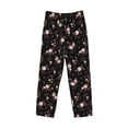 thumbnail image 4 of Goofa Flowers Printed Soft Pajama Pants for Men, Wide Leg Comfy Casual Lounge Yoga Pants-, 4 of 9