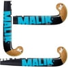 MALIK Field Hockey Stick Azul Outdoor Wood J Turn Multi Curve (36.5, Azul)