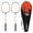 Orange, variant on REGAIL 2 Pcs Carbon Fiber Badminton Rackets Ultra Light Adult for Training Competition Recreation Green 27.5 in / 70 cm