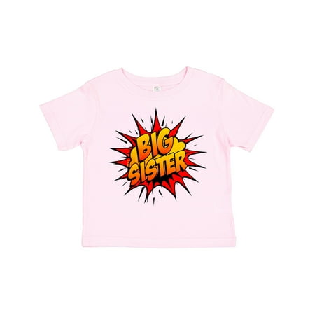 

Inktastic Big Sister Super Hero Gift Toddler Toddler Girl T-Shirt