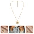 thumbnail image 3 of Crystal Necklace Rhinestone Charm Jewelry Simple Choker Neck Pendant, 3 of 8
