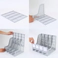 thumbnail image 4 of 1 Pcs, Thickened File Rack, File Frame, Quadruple File Seat, Data Basket, Shelf, File Basket, Office U, 4 of 4