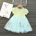 thumbnail image 2 of WIBACKER 1-6T Toddler Kid Baby Girls Fancy Party Puff Sleeve Princess Dress Cosplay Costume Dress Up, 2 of 11