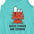 thumbnail image 2 of Peanuts - Good Things Are Coming Snoopy - Toddler & Youth Girls A-line Dress, 2 of 5