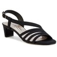 thumbnail image 2 of Walking Cradles Wc Lettie Women Dress Sandals In Black Micro, 2 of 7