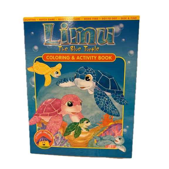 Island Heritage Children's Book, Limu the Blue Turtle