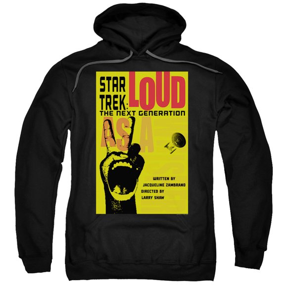 Star Trek Tng Season 2 Episode 5 Adult Pullover Hoodie Sweatshirt Black