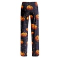 thumbnail image 5 of Pajama Pants Women - Retro Halloween Soft Breathable Sleep & Lounge Pants for Women, Comfy Casual Pj Pants Bottoms with Pockets, 5 of 5