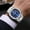 Deep Blue Silver, variant on Men's Watches Fashion Business Casual Wristwatch Stainless Steel Bracelet Waterproof Clock