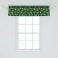 thumbnail image 2 of Ambesonne Jungle Window Valance, Tropical Birds of Paradise Flowers Among Lush Greenery Island Rainforest, Curtain Valance for Kitchen Bedroom Decor with Rod Pocket, 54" X 12", Green and Multicolor, 2 of 3