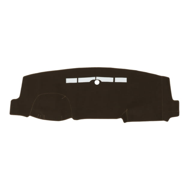 Cubierta del Tablero Unique Bargains para Chevrolet Silverado 2014-2018 sin Hud Alfombrilla de Cubierta del Tablero de Consola Central de Poliéster Marrón 1 Pcs