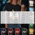 thumbnail image 3 of TOWED22 Halloween T Shirt Women Crew Neck Short Sleeve Cute Bow Ghost Graphic T Shirts - Spooky Print Loose Top Funny Fashion Clothes(Dark Green,M), 3 of 8