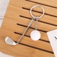 thumbnail image 4 of Tyeign Golf Ball Keychain Realistic Simulation, Metal Bag Charm for Sports Fan, Coach Gift, Tournament Prize, Detachable Ring for Keys, Backpack, Zipper, Durable Zinc Alloy, Pendant*1, Pendant*1, 4 of 9