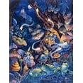 thumbnail image 2 of Bell, Bill 12x14 Black Ornate Wood Framed with Double Matting Museum Art Print Titled - Three Witches, 2 of 4