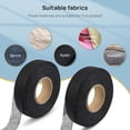 thumbnail image 6 of 70 Yards No Sewing Stitch Hemming Tape,1In Wide Durable Fusible Tape for Clothes,Set of 2,Black,Ideal for Pants,Crafting Projects, 6 of 6