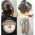 thumbnail image 2 of Hair claw clips, Clips hair, Hair clips for thick hair women, Big Claw clips for thick hair, 4 Inch Non-slip Hair claw Large, Strong Hold Hair Clip for thin thick Hair for all ages available (Opl/Prl), 2 of 5