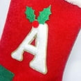 thumbnail image 6 of Yhmxh 20 Inches Monogrammed Christmas Stockings Green Red Velvet with White Super Soft Plush Cuff Embroidered Xmas Stocking Classic Personalized Stocking Decoration for Family Holiday Season Decor, 6 of 7