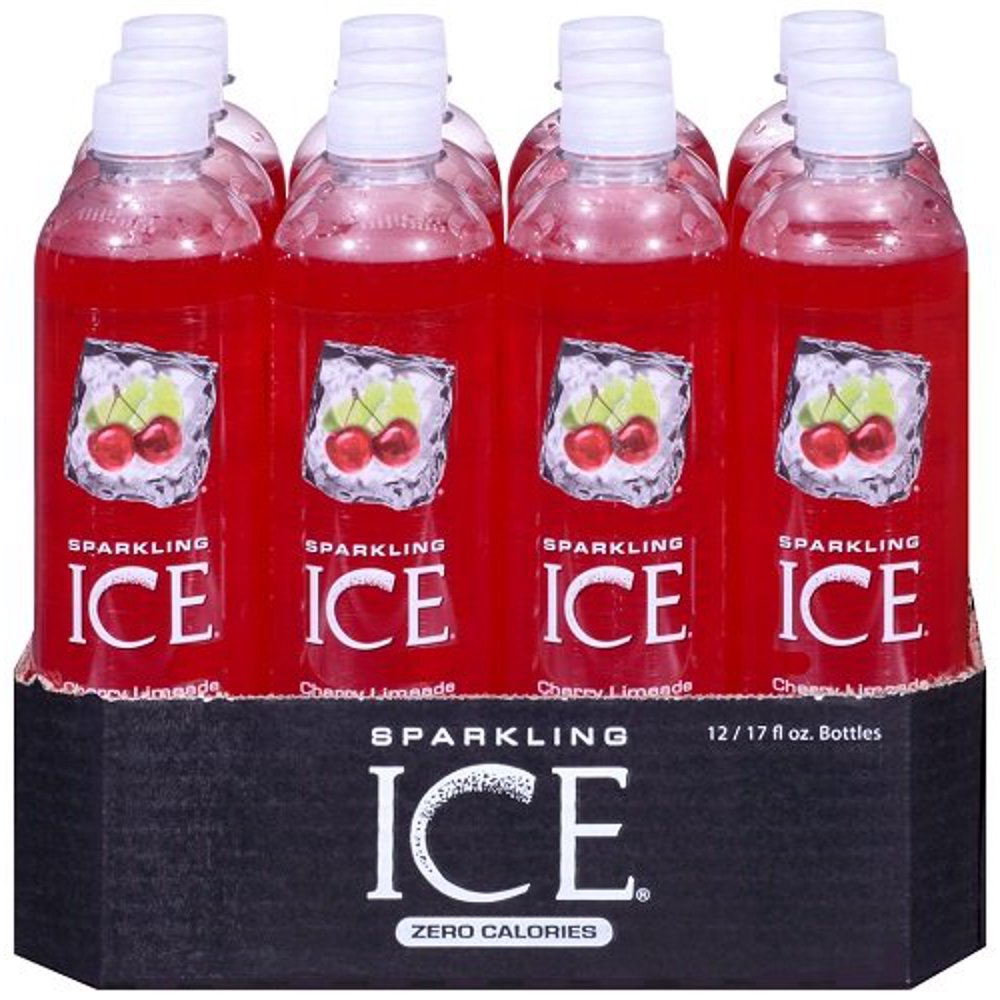 Sparkling Ice Cherry Limeade, 17 Ounce Bottles (Pack of 12) Walmart
