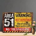 thumbnail image 5 of Vintage Area 51 Warning Poster, Retro Sci-Fi Art, Classic Alien Warning Sign, Perfect For Man Cave, Office, Home Decor, Vintage UFO Poster, Nostalgic Area 51 Decor, Sci-Fi Lover Gift, Movie Fan Art, 5 of 10