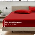 thumbnail image 4 of Bare Home Deep Pocket Fitted Sheet - Ultra-Soft Wrinkle Resistant Microfiber, 4 of 7