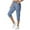 Blue, variant on Cotton Women's 2025 Black Capri Casual Cargo High Waisted with Pockets Petite Pants Pants for Teen Girls Packs L