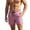 Pink, variant on Lmueinov Men's Shorts 5'' Quick Dry Elastic Waist Drawstring Casual Shorts with Pockets, Summer Athletic Beach Vacations,S-2X
