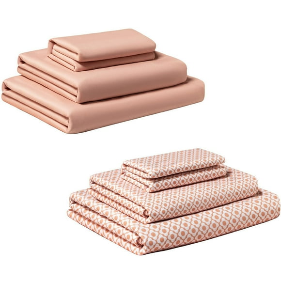 Mainstays Lot de 2 Ensemble de draps Daisy Géo, lit 1 place - Rentrée des classes!