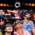 thumbnail image 4 of Paquete de 1/2/3/5 gafas de eclipse solar gafas de sol con certificación ISO gafas de visión de eclipse solar protección ocular segura para visión directa del sol, 4 of 7