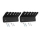 thumbnail image 1 of 2 clips para cables de acrílico, prácticos para cables USB y cargadores. Negro, 1 of 7