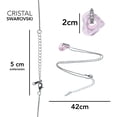 thumbnail image 4 of Collar con Cristal Swarovski Jands Joyeria y Moda Baño de Oro 18k Rosa M, 4 of 6