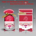 thumbnail image 1 of Bolsas de papá noel para dulces y galletas, 5/10 piezas, decoración navideña, 2023 bolsas de regalo, bolsa de embalaje de navidad, suministros para fiestas de año nuevo 2024, 1 of 4