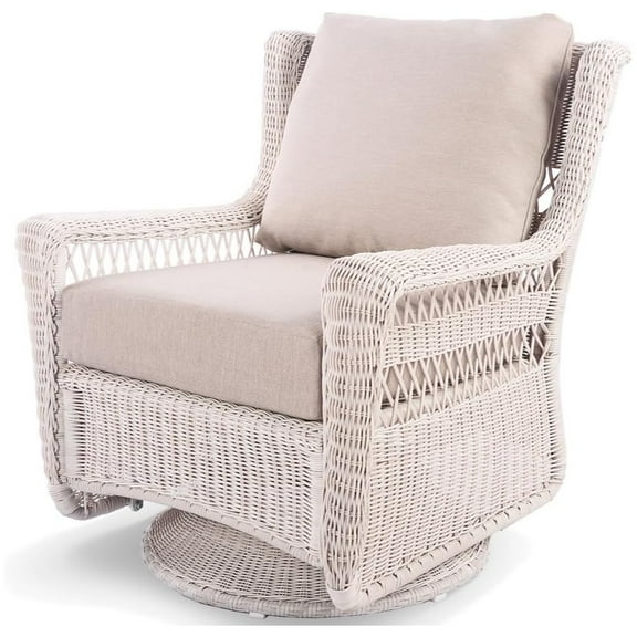Patio Swivel Rocking Outdoor Wicker Swivel Glider Rocker Ratten Furniture with Cushion
