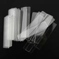 thumbnail image 3 of 50pcs Transparent Nail Stand Press On Nails Packaging Fake Nails Display Stand Double Sided Tape For Salon Nail Decorations, 3 of 9