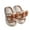 Khaki, variant on Girls Slippers For Kids Cute Cartoon Bow Design Breathable Linen Slippers Indoor Comfortable Soft Sole Toddler Girls Boys Home Footwear 2-2.5 Years
