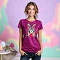 thumbnail image 3 of Playera de Mujer con Conejita Chic – Estampado Divertido y Colorido Color Rosa Dorado Talla Mediana Marca Emil SaEs, 3 of 4