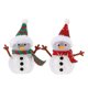 thumbnail image 1 of Accesorios creativos de decoración navideña, muñeco de nieve luminoso, adorno de juguete, lámpara de Navidad (estilo aleatorio), 2 uds., 1 of 5
