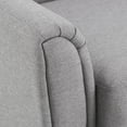 thumbnail image 5 of Weston Home Tribeca Modern Accent Chair, Grey Linen, 5 of 8