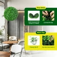 thumbnail image 6 of Topbuy 2 PCS Artificial Boxwood Topiary Balls 19.5” Faux Plants Decorative Boxwood Balls with White Flowers & Holly Leaves, 6 of 7
