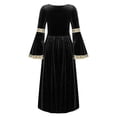 thumbnail image 5 of Xmyrz Dresses For Teens Girls Vacation Dresses Relaxed Long Sleeve Court Gown Party Performance Costume Casual Dresses Going Out Dresses, 5 of 5