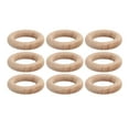 thumbnail image 4 of Wooden Rings,30PCS Beech Wood Rings DIY Wooden Rings Crafts Wood Rings Maximized Efficiency, 4 of 14