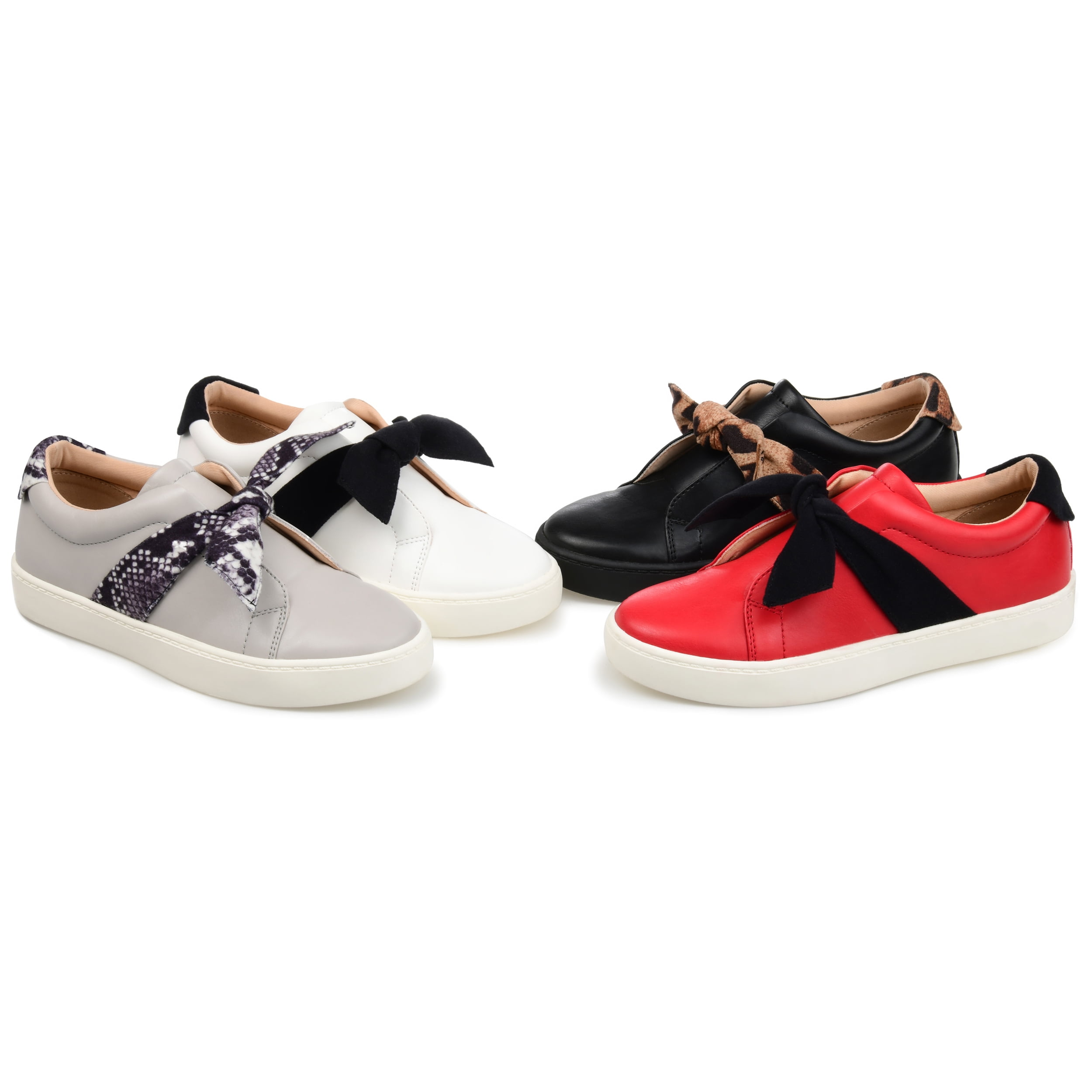 Journee Collection Womens Brissa Tru Comfort Foam Almond Toe Slip On Sneakers
