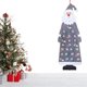 thumbnail image 2 of Filz-Adventskalender Santa, Weihnachtsmann Adventskalender, DIY Filz Weihnachten Santa, 24 Tage Countdown-Kalender mit Taschen DIY Weihnachtsschmuck Hanging Dekorationen (Grau) Zhivalor ZH-449-1, 2 of 6