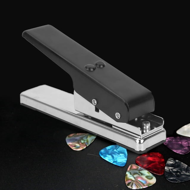 Fabricante de Púas de Guitarra de Metal, Corte Fácil de Guitarra, Bajo, Púa, Punzón, Herramiente de Púa Diy, Accesorio para Reciclar Tarjetas de Crédito