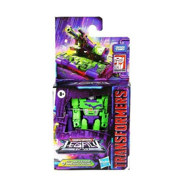 Hasbro Transformers Legacy G2 Universe Megatron 10Cm Core Class MODELO DE figura de acción Original, juguete para niños, colección de regalo de cumpleaños Fivean unisex