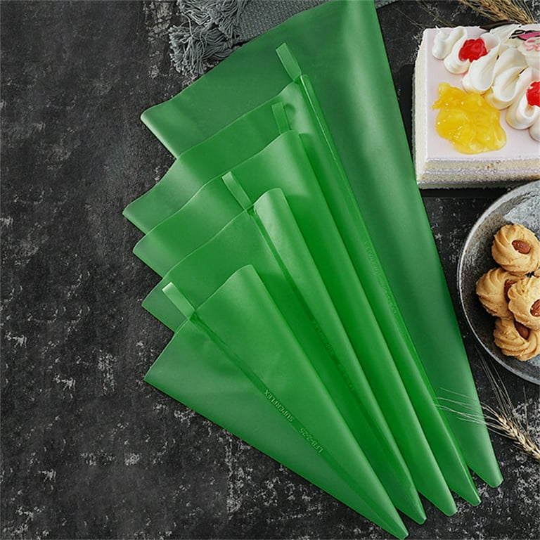 DIY Decorative Squeeze Flower Bag- Set, Multiple Sizes, Green