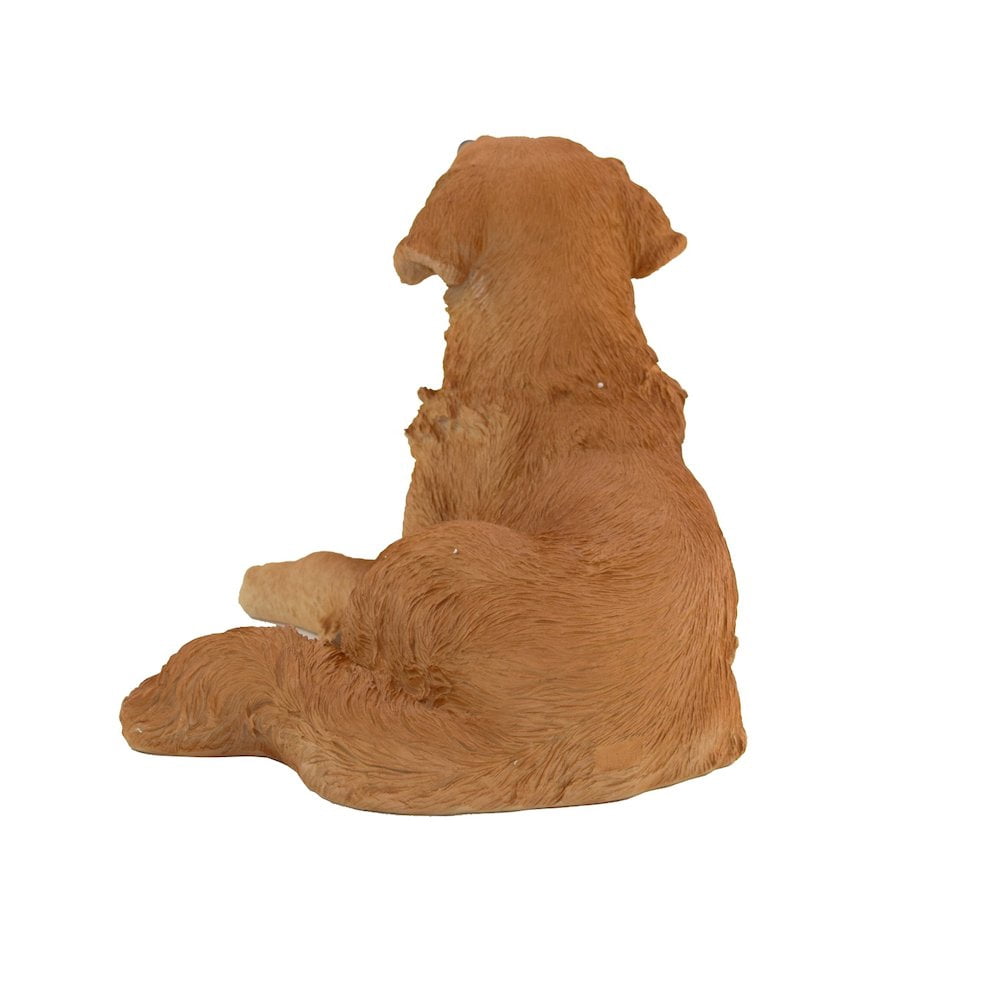 Hi-Line Gift 12 in Golden Retriever Lying Down Garden Statue, Weather-Resistant