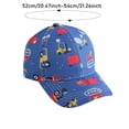 thumbnail image 6 of Kids Baseball Cap With Excavator Truck Print Casual Daily Wear Hat For Toddlers Boys, 6 of 6