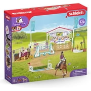 Schleich - Horse Club: Friendship Horse Tournament with Arabian & Trakehner Mare & Accessories, 86 Pcs