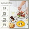 thumbnail image 3 of Onader 12 Piece Dinnerware Sets, Plates and Bowls Dish Set for 4, Irregular Handmade Dinner Ware Dishware for Kitchen Dinning, Microwave & Dishwasher Safe - Pearl White, 3 of 7
